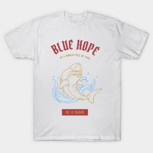 „Blue Hope“ Shark | Gift T-Shirt